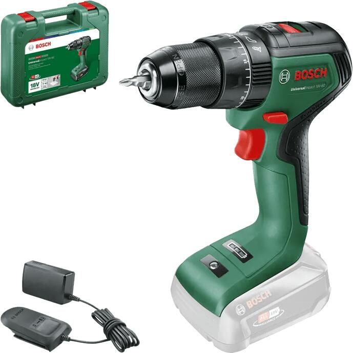 Bosch UniversalImpact 18V-60 accuklopboorschroevendraaier Zonder 18V accu en oplader