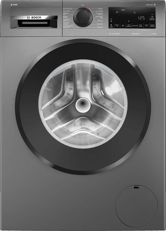 Bosch Serie 6 WGG244FNNL Wasmachine met stoom 9 kg 1400 rpm Automatisch doseren 1400 rpm Zeer stil