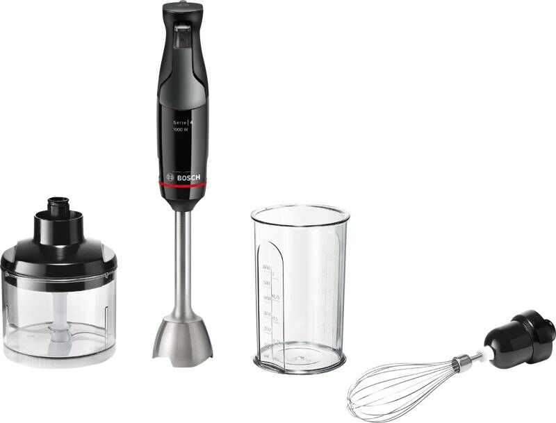 Bosch Serie 4 MSM4B621 ErgoMaster staafmixer 1000 W zwart