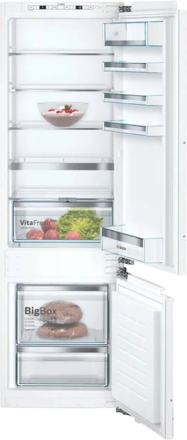 Bosch Serie 6 KIS87AFE0 Koel-vriescombinatie Ingebouwd 272 l E Wit