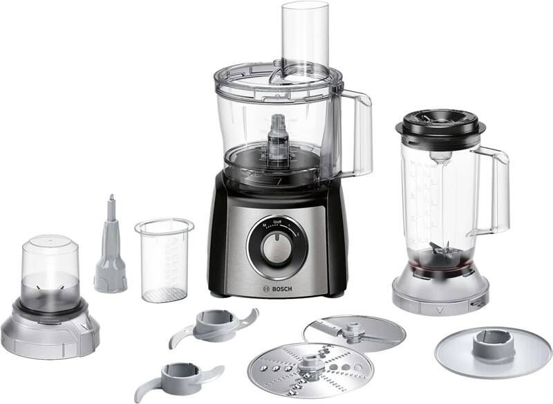 Bosch MCM3501M MultiTalent 3 Keukenmachine 800W Zwart RVS