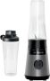 BOSCH Blender MMB2111S Mini VitaPower Serie 2 tot 40.000 toeren min tritan togo-fles 0 6 l drinkdeksel lekvrij breukbestendig zilver zwart - Thumbnail 1