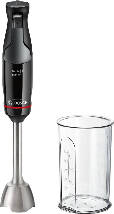 Bosch Serie 4 MSM4B610 ErgoMaster Staafmixer 1000 W Zwart