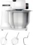 BOSCH Keukenmachine MUMS2EW00 MUM Serie 2 veelzijdig te gebruiken patisserieset edelstaal wit - Thumbnail 1