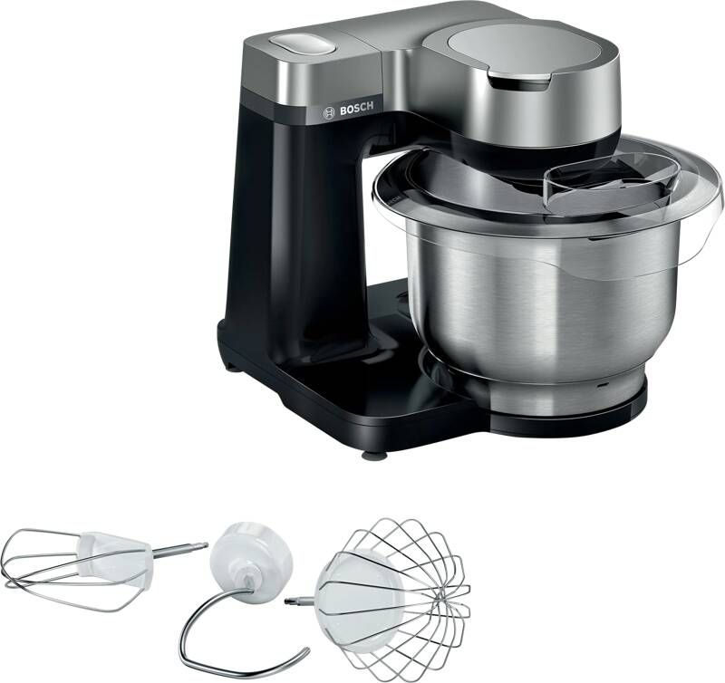 Bosch MUM Serie 2 MUMS2VM00 Keukenmachine 900W 3 8L Zwart RVS