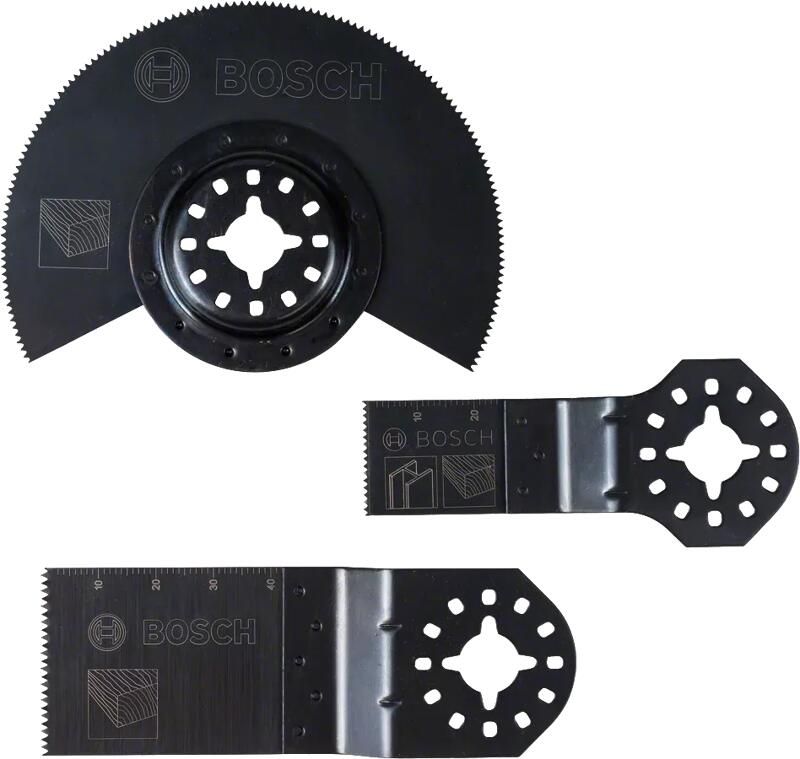 Bosch Professional 3-delige Starlock Basic Houtset