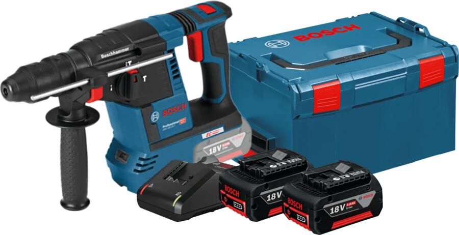 Bosch Professional GBH 18V-26 F 5 0 Ah GBA Accu (2x) Starterspakket