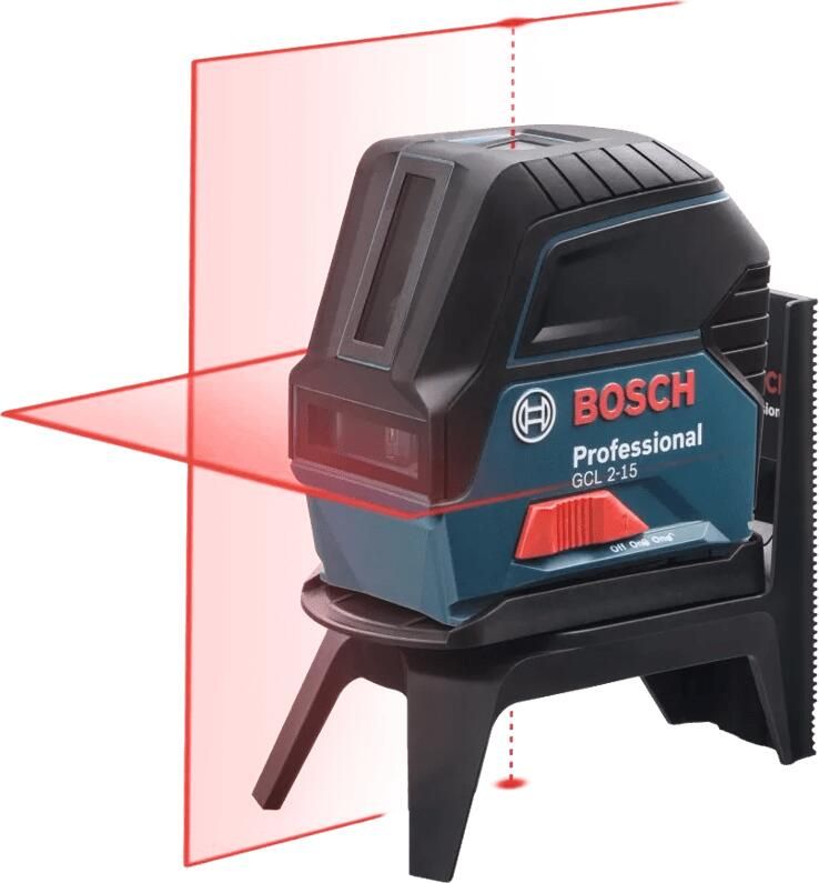 Bosch Professional GCL 2-15 Combilaser incl Opbertas Batterijen Laserrichtbord