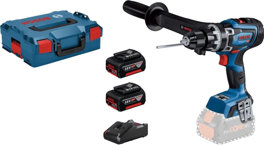 Bosch Professional GSB 18V-150 C BITURBO 5 0 Ah GBA Accu (2x) Starterspakket