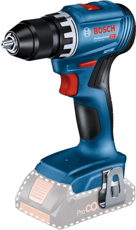 Bosch Professional GSR 18V-45 Accu Schroefboormachine 18V Basic Body in L-Boxx Accu en Lader niet meegeleverd