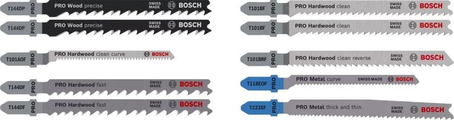 Bosch Professional PRO Wood and Metal Decoupeerzaagblad (10x)