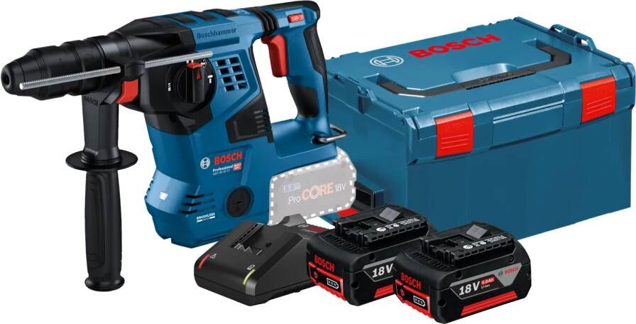Bosch Professional GBH 18V-28 CF 5 0 Ah GBA Accu (2x) Starterspakket