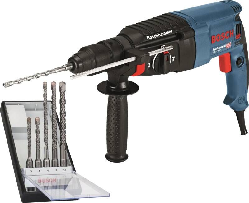 Bosch Professional Boorhamer GBH 2-26 F + 5 SDS-plus 5