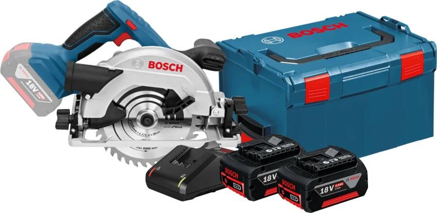 Bosch Professional GKS 18V-57 G 5 0 Ah GBA Accu (2x) Starterspakket
