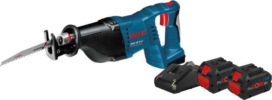Bosch Professional GSA 18V-LI 8 0 Ah ProCORE Accu (2x) Starterspakket