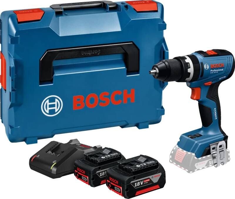 Bosch Professional GSB 18V-65 5 0 Ah GBA Accu (2x) Starterspakket