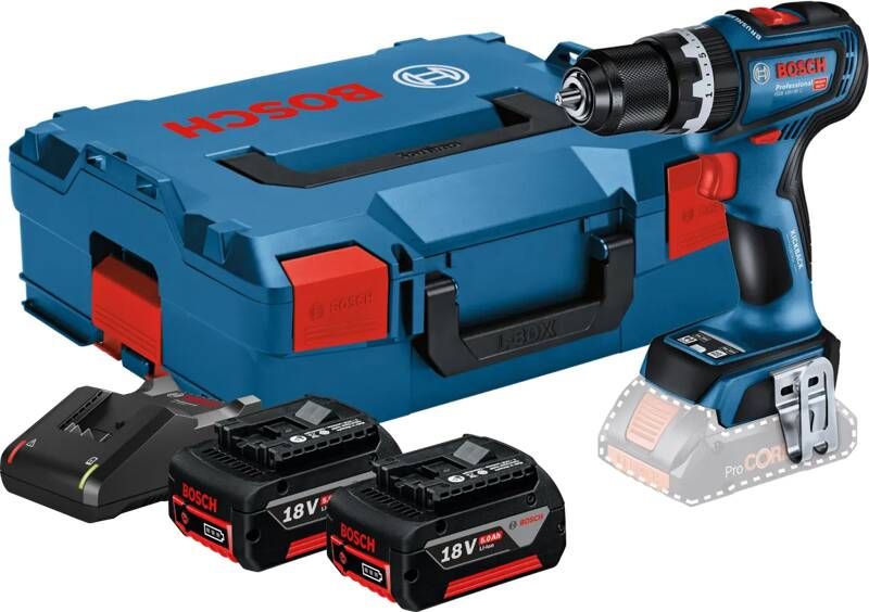 Bosch Professional GSB 18V-90 C 5 0 Ah GBA Accu (2x) Starterspakket