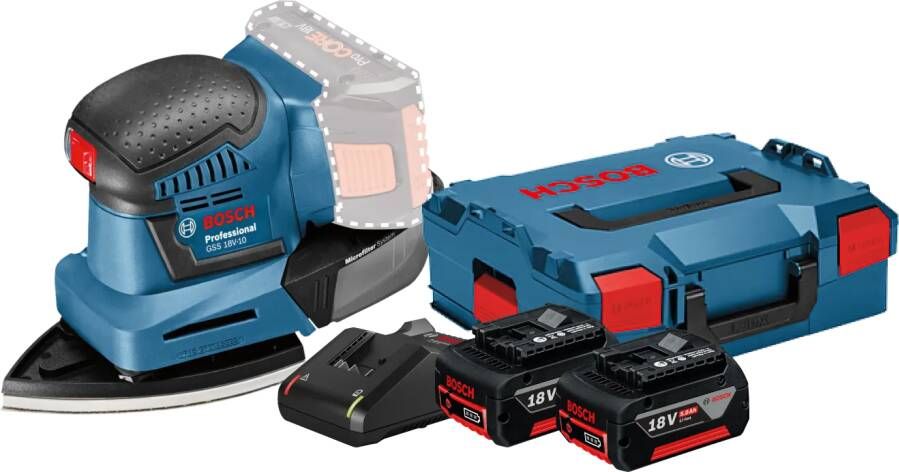 Bosch Professional GSS 18V-10 5 0 Ah GBA Accu (2x) Starterspakket