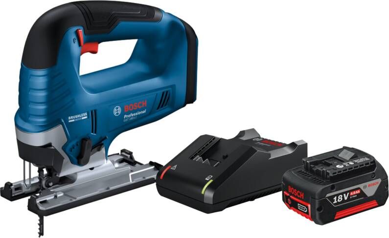 Bosch Professional GST 18V-125 B + 4 0 Ah accu en lader