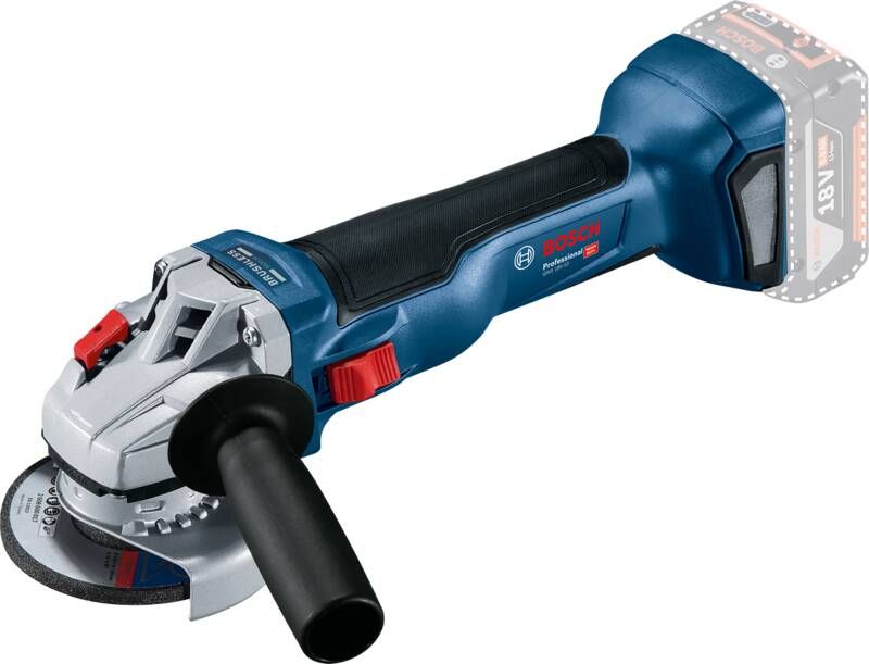 Bosch Professional GWS 18V-10 Haakse slijper 18V 125 mm incl. koffer Zonder accu