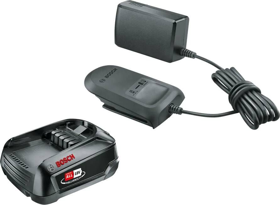 Bosch 18V Alliance Gereedschapsaccu en lader Starterkit Met 1x 18V accu en 2.5 Ah lader