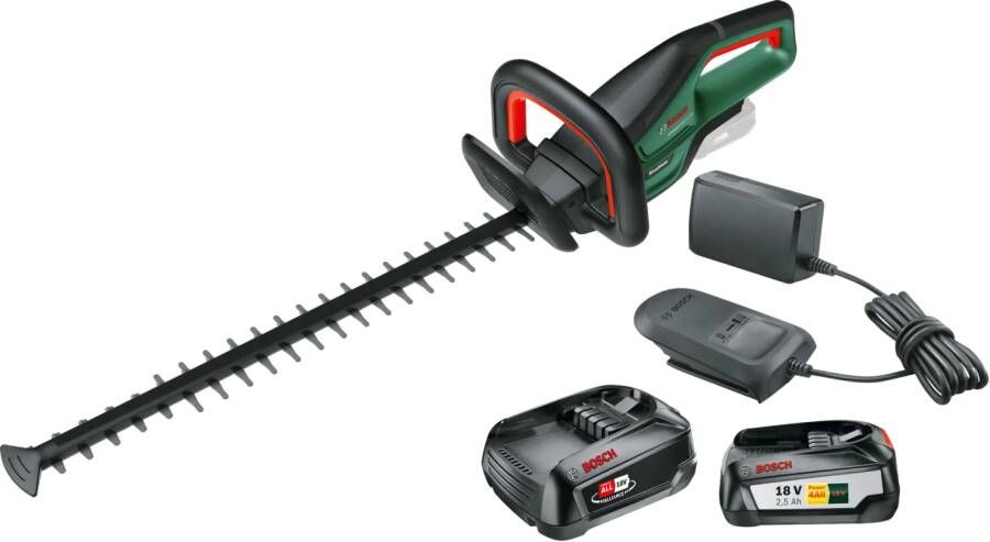 Bosch Universal HedgeCut 18v-55 2 5 Ah Accu (2x) Starterspakket