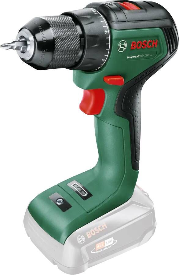 Bosch Universaldrill 18v-60 Accuboormachine Zonder Accupack En Oplader