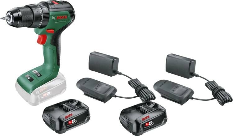 Bosch UniversalImpact 18V-60 2 5 Ah Accu (2x) Starterspakket