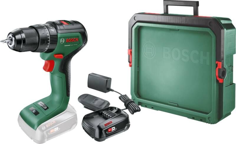 Bosch UniversalImpact 18V-60 + 2.5 Ah Accu (1x) + Systembox S