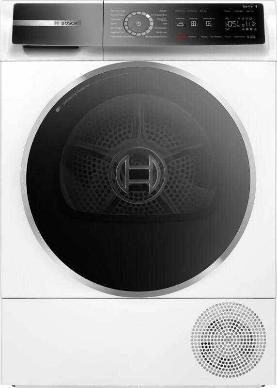 Bosch WQB246C5NL Serie 8 Warmtepompdroger met stoom 10% zuiniger dan energielabel A+++