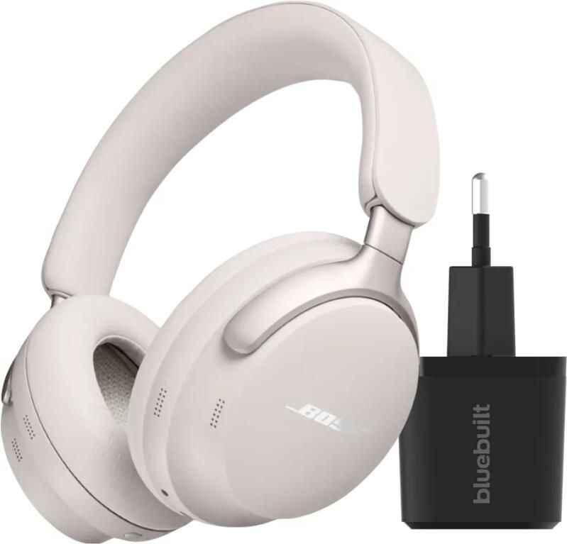 Bose QuietComfort Ultra Headphones Wit + Oplader