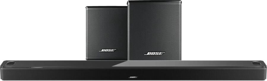 Bose Smart Ultra Soundbar Zwart + Surround Speakers Zwart