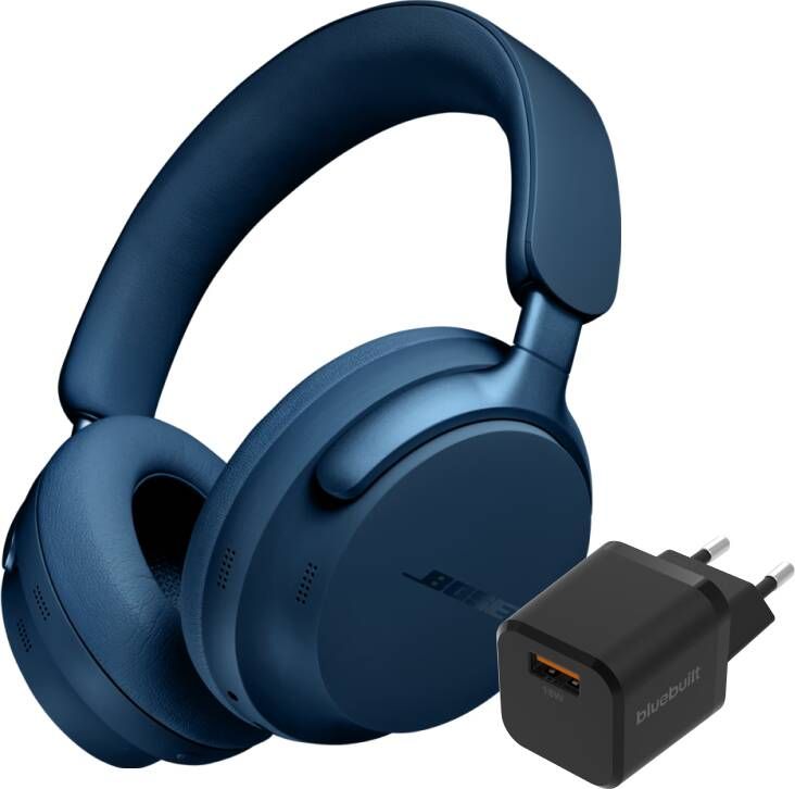 Bose QuietComfort Ultra Headphones Blauw + Oplader