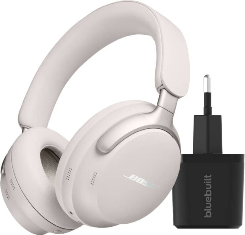 Bose QuietComfort Ultra Headphones Wit + Oplader