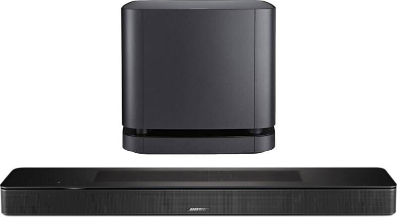 Bose Smart Soundbar 600 + Bass Module 500 Zwart