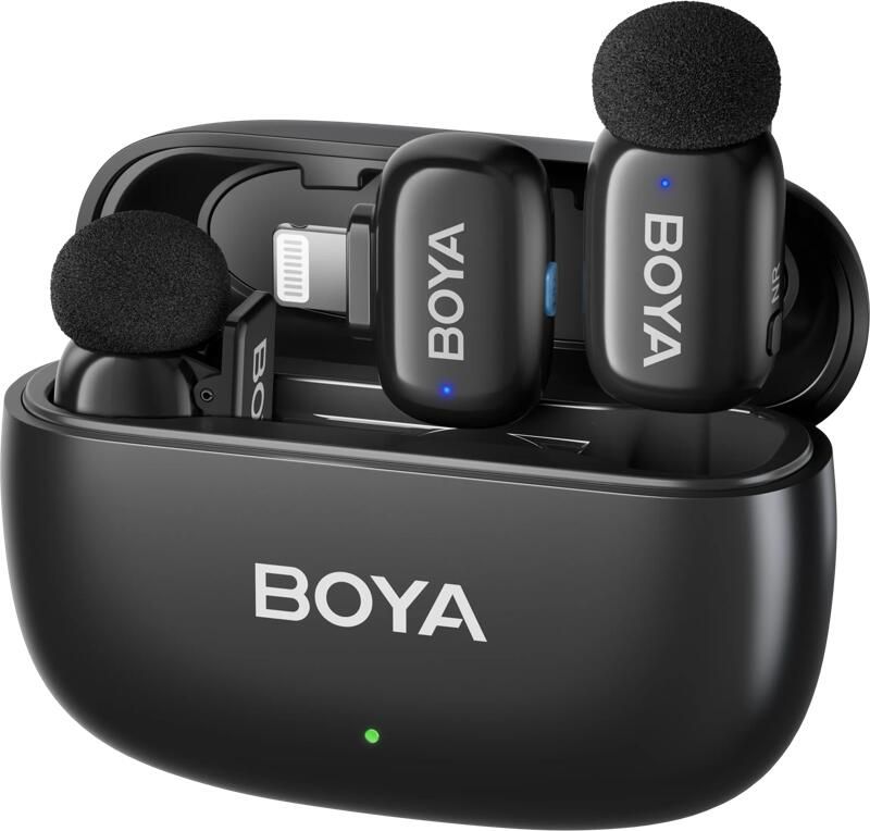 Boya Mini Ultra-Mini Zwart (Usb C en Lightning)