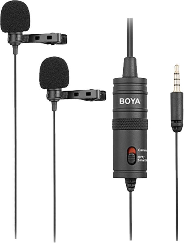 Boya BY-M1DM Duo Lavalier Microfoon