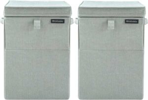 Brabantia 2 Wasboxen 35 liter Green