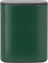 Brabantia Bo Touch Bin afvalemmer 2 x 30 liter met 2 kunststof binnenemmers Pine Green - Thumbnail 1
