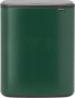 Brabantia Bo Touch Bin afvalemmer 60 liter met kunststof binnenemmer Pine Green - Thumbnail 1