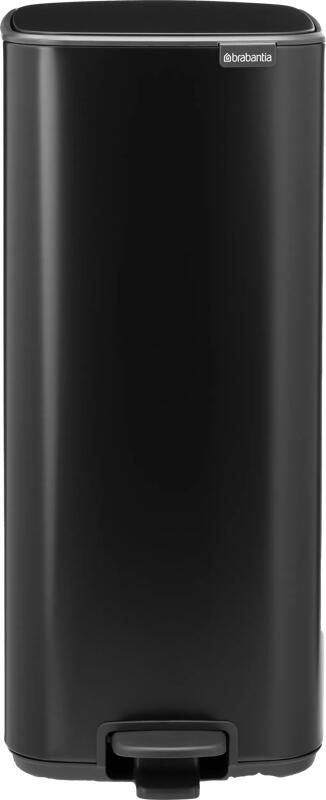 Brabantia Bo Pedal Bin 30 Liter Matt Black