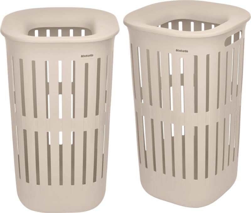 Brabantia Collect-It wasmand 55 liter met kunststof deksel (set van 2) (55 liter)