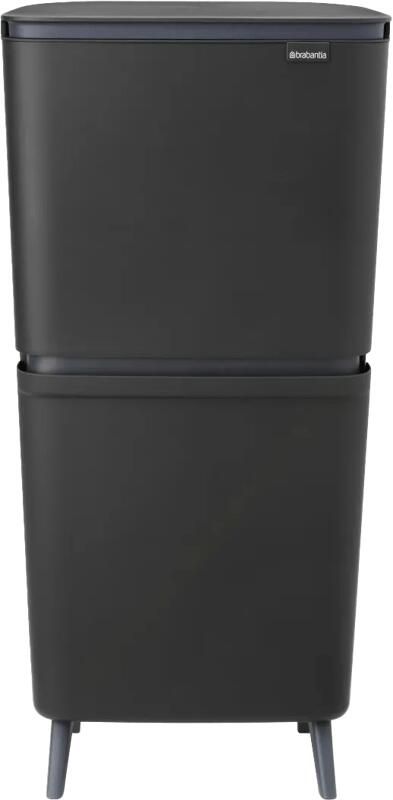 Brabantia SortUp recycle prullenbak Hi 10+10+25 liter dark grey