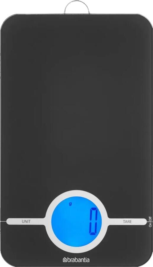 Brabantia Tasty+ Keukenweegschaal Digitaal op Batterijen Dark Grey