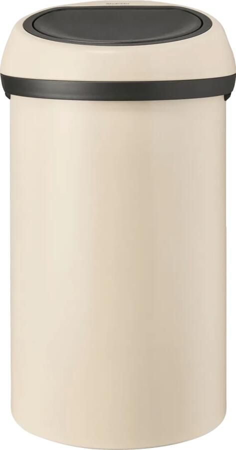 Brabantia Afvalbak Touch Bin Staal Soft Beige 40x40x71cm 60l