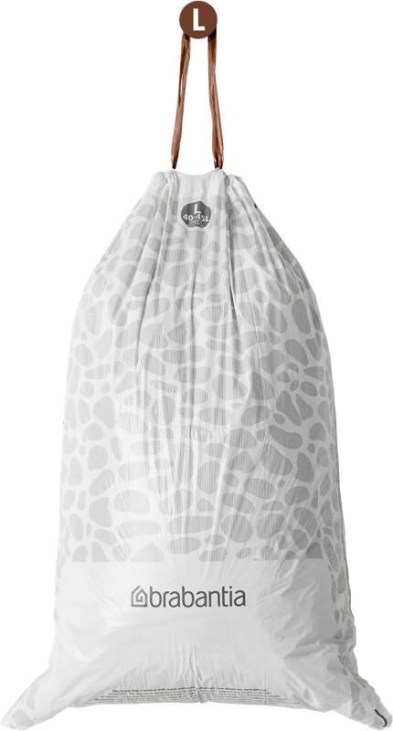 Brabantia Type L PerfectFit Jaarverpakking Afvalzak 40-45 Liter 120 Stuks