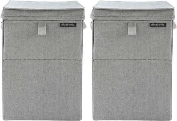 Brabantia Wasboxen Grey Duo Pack