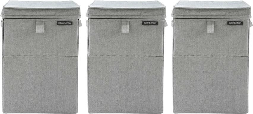 Brabantia Wasboxen Grey Triple Pack