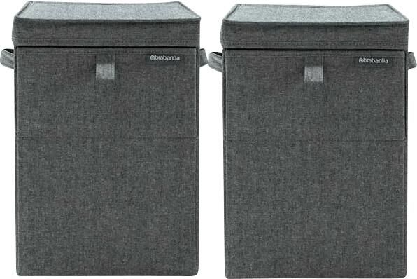 Brabantia Wasboxen Pepper Black Duo Pack