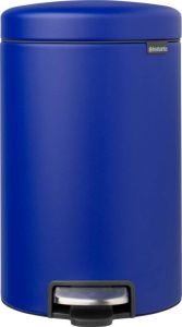Brabantia NewIcon pedaalemmer 12 liter met kunststof binnenemmer Mineral Powerful Blue